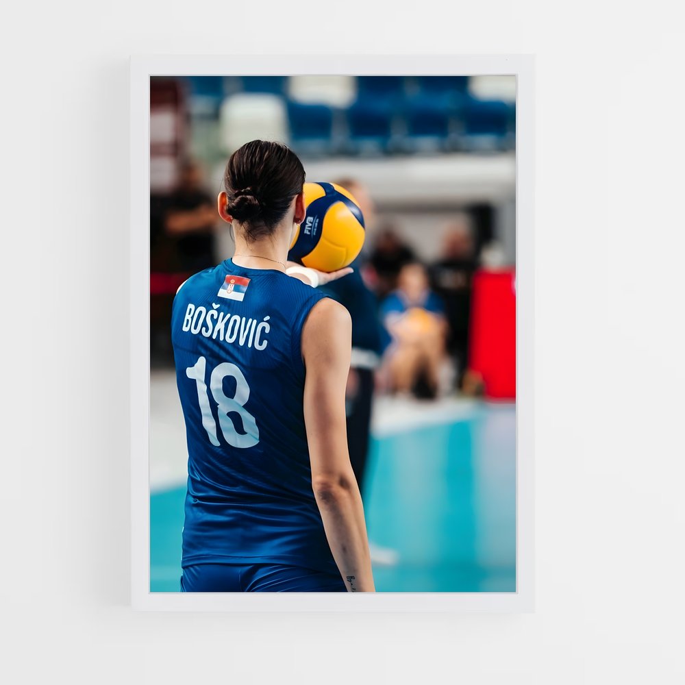 Poster L'Étoile du Volley – affiche Volleyball (vue 3)